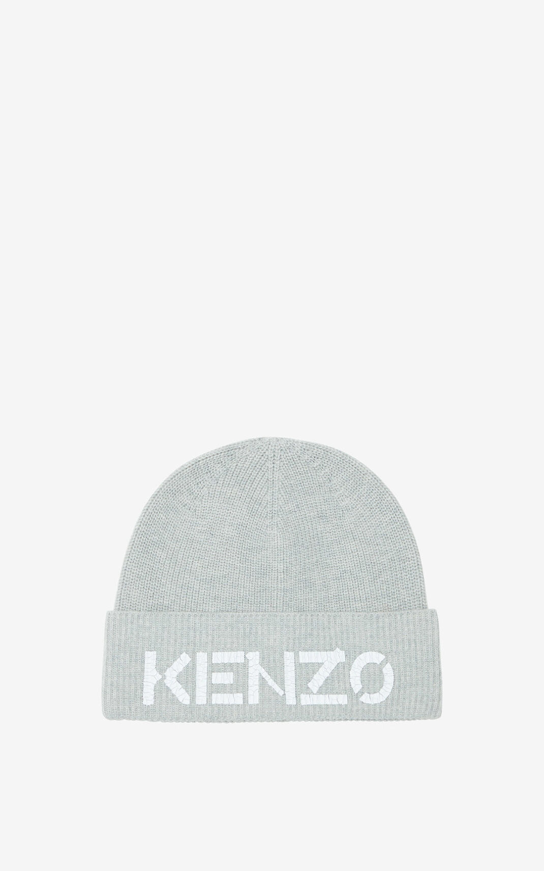 Kenzo Logo knit Kape Muške - Sive - Hrvatska CDHJFX285